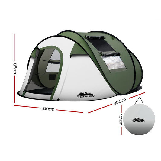 Instant Up Camping Tent approx 4 Person Dome