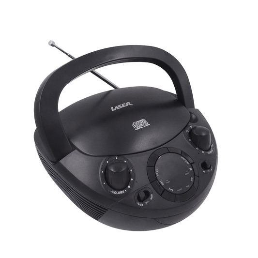 Portable Laser CD Boombox AM/FM Radio