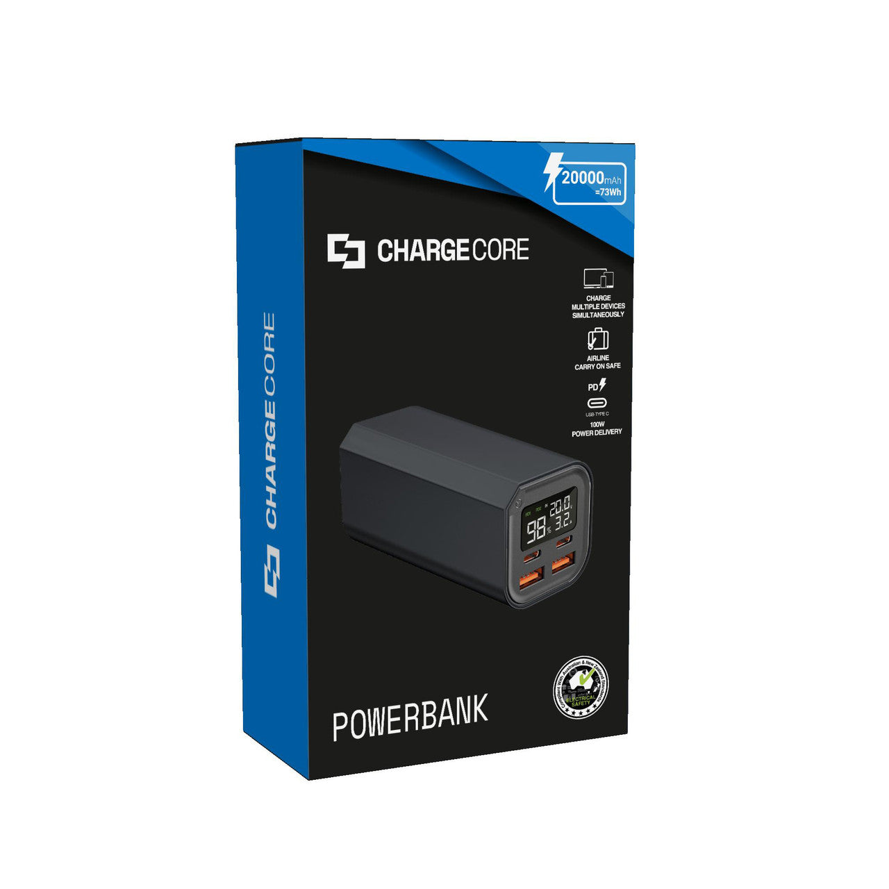 High Performance Power Bank 20000mAh for laptops, phones