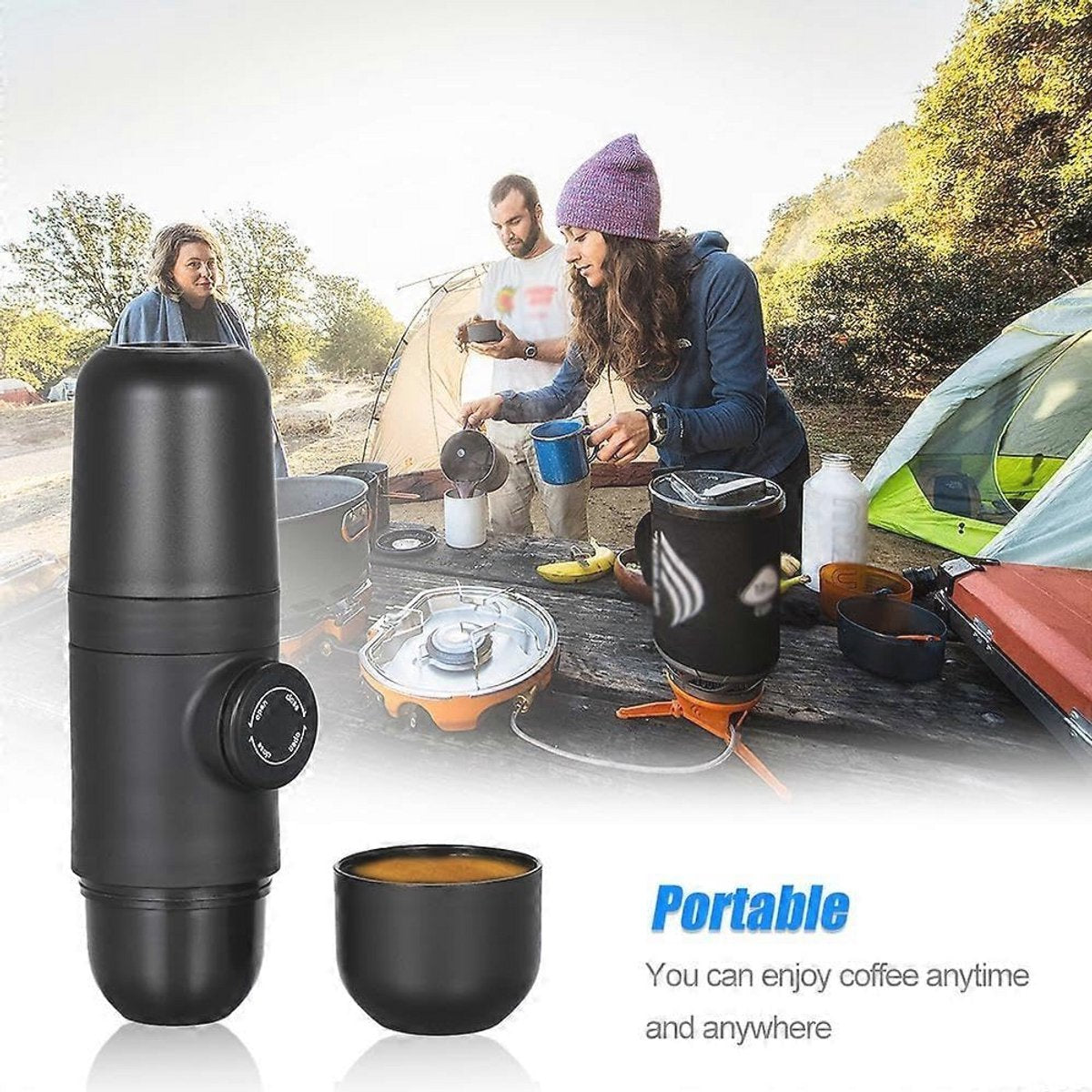 Portable manual coffee maker - Travelling & Camping