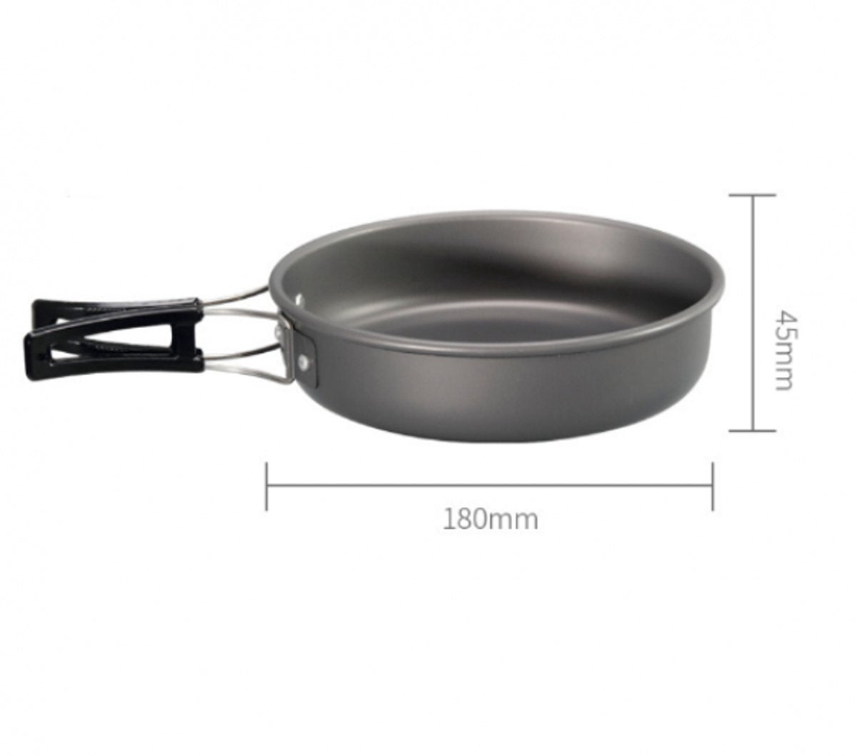Camp Cooking 3pc Anodized Aluminium Pot set