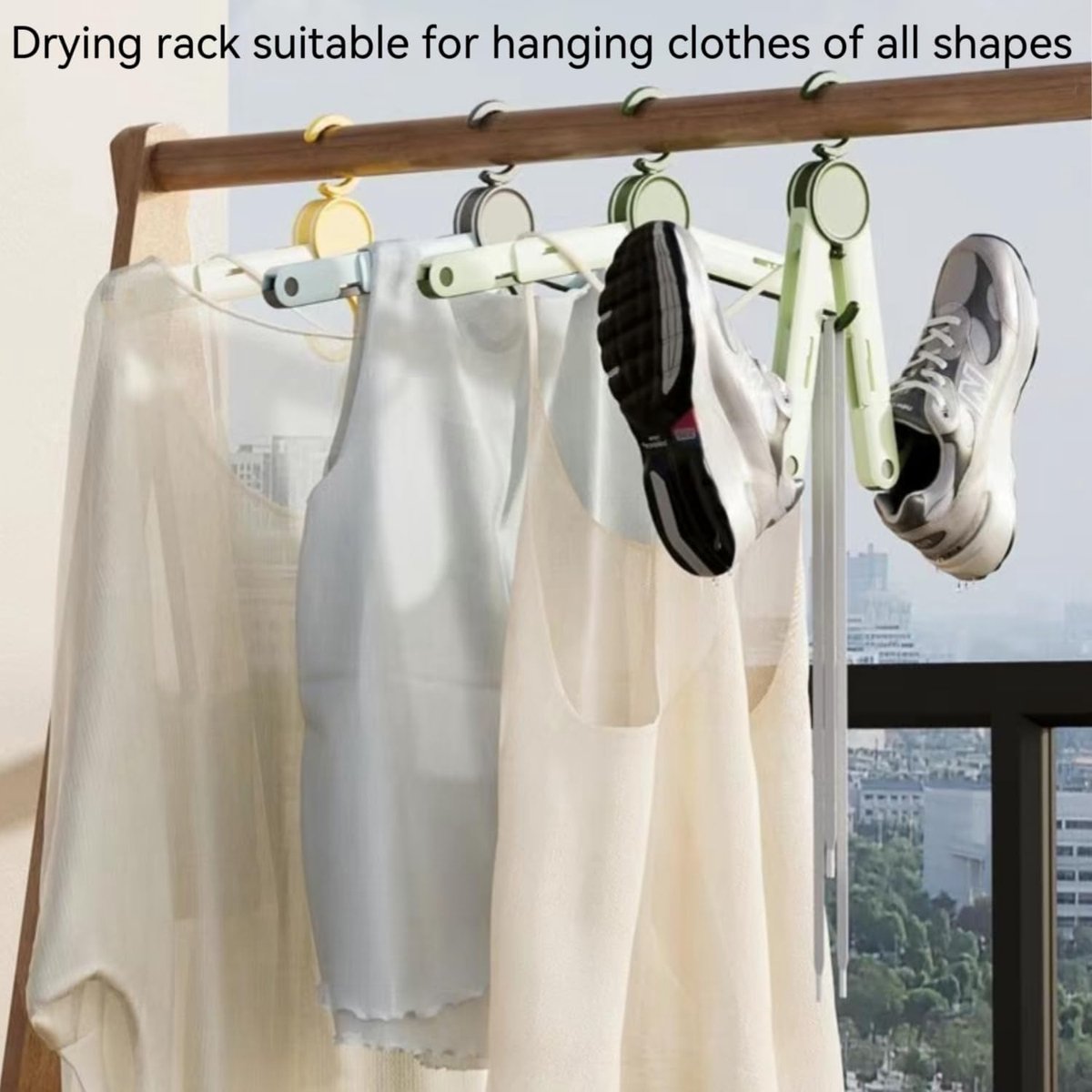 Travel & Camping Foldable Clothes & Shoe Rack 5 pcs