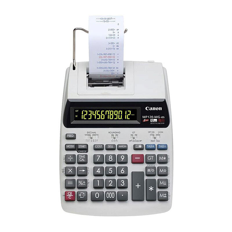 Portable CANON Tax Calculator battery & AC Powered