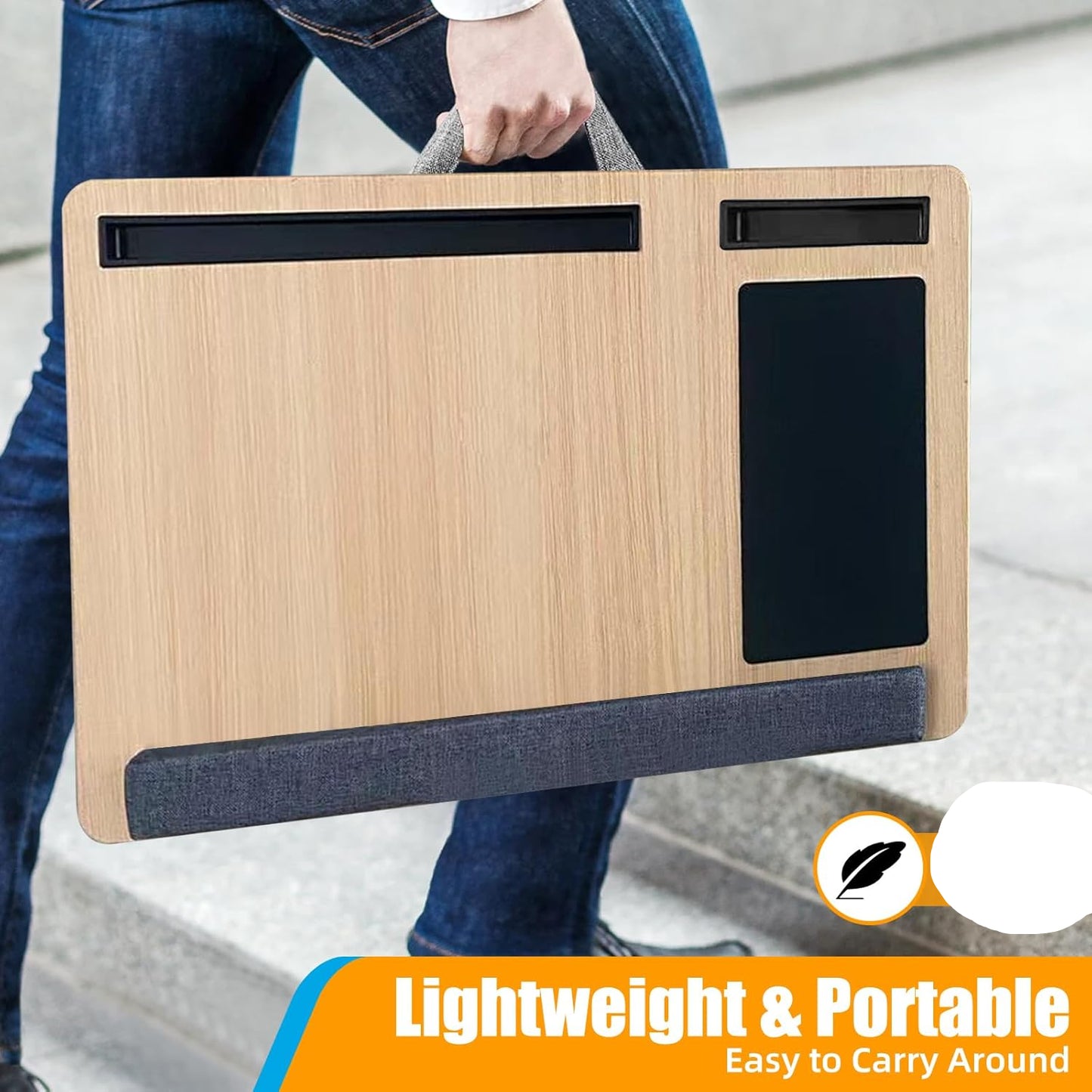 Portable Large User Friendly Lap Desk - Free shipping