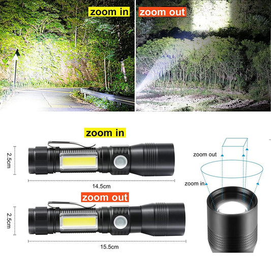 Flashlight for Camping / Working - waterproof magnetic