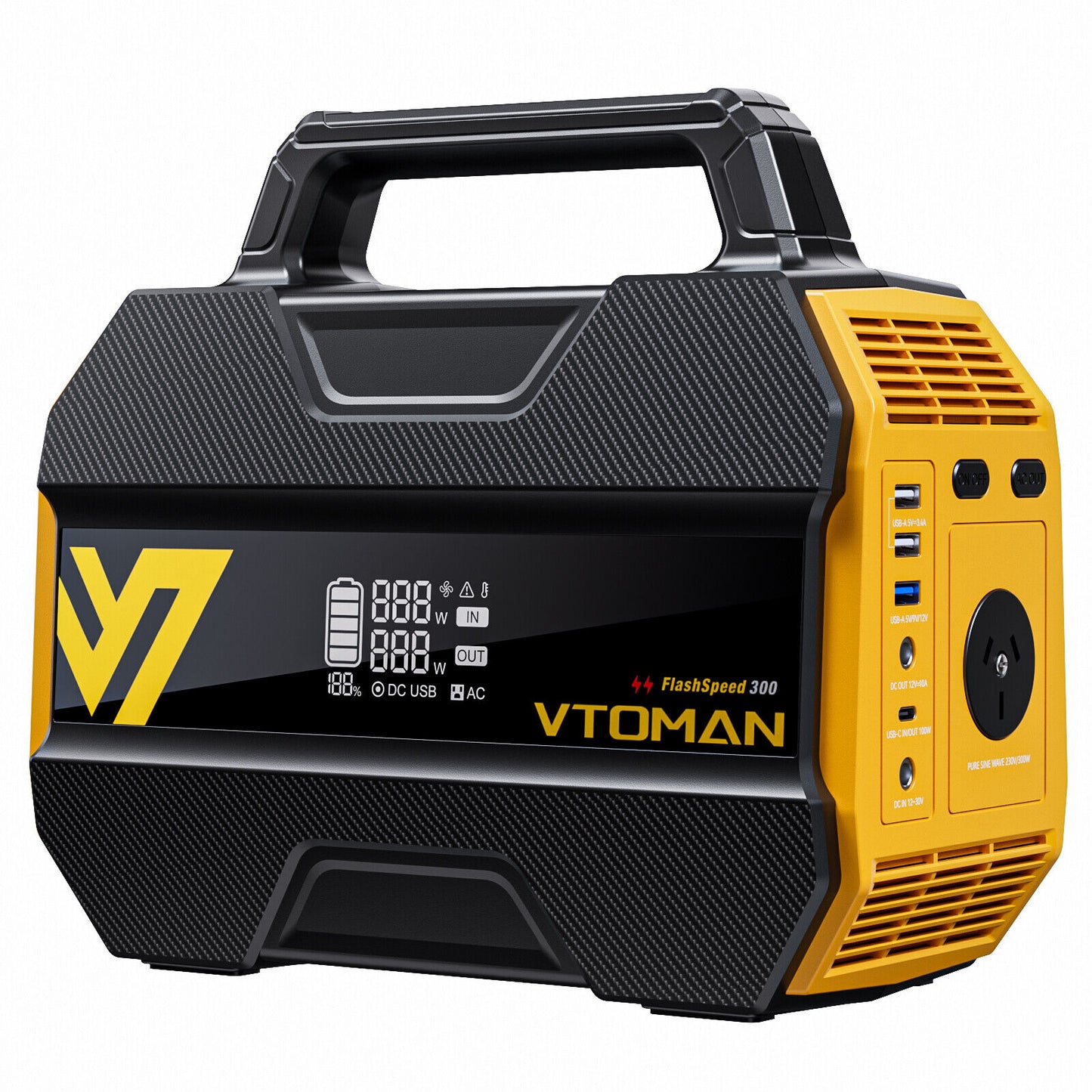 300 Solar Power Station 600W for Camping