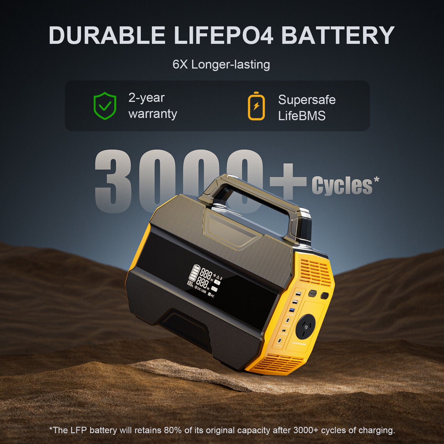 300 Solar Power Station 600W for Camping