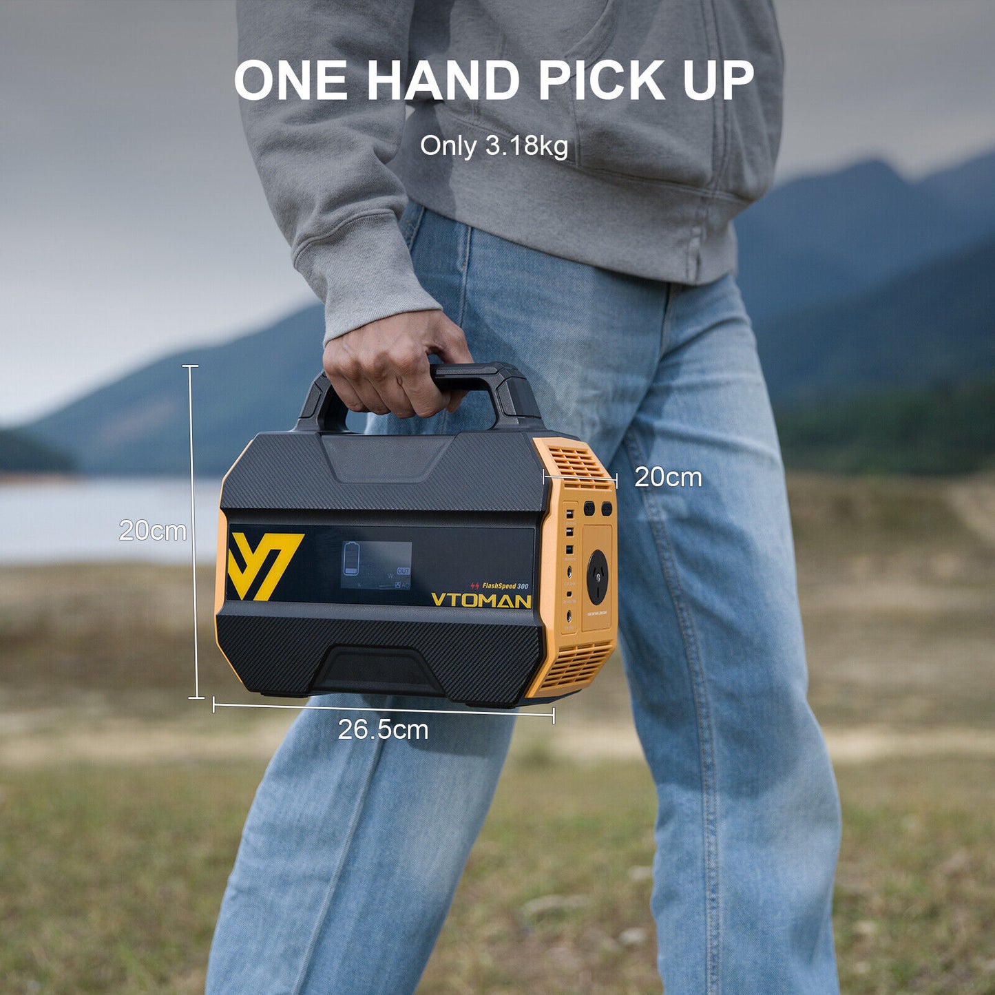 300 Solar Power Station 600W for Camping