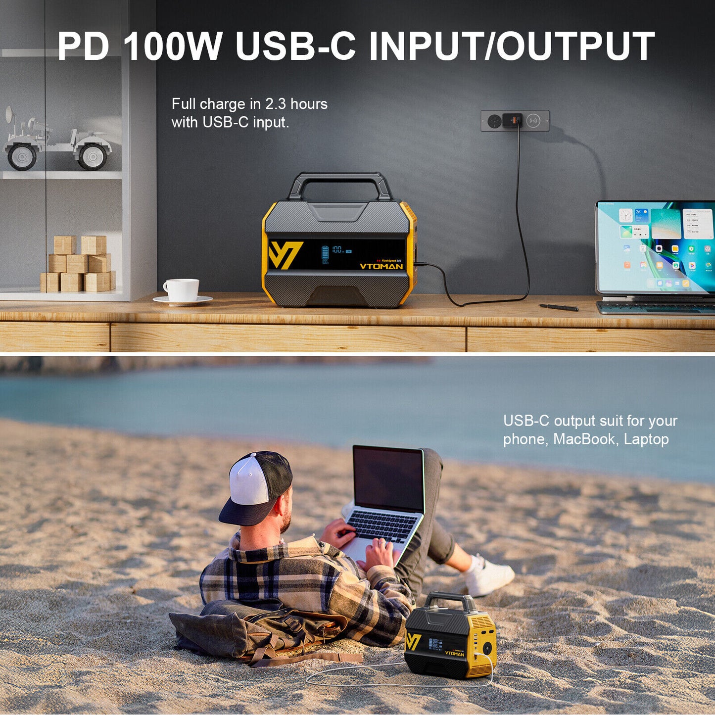 300 Solar Power Station 600W for Camping