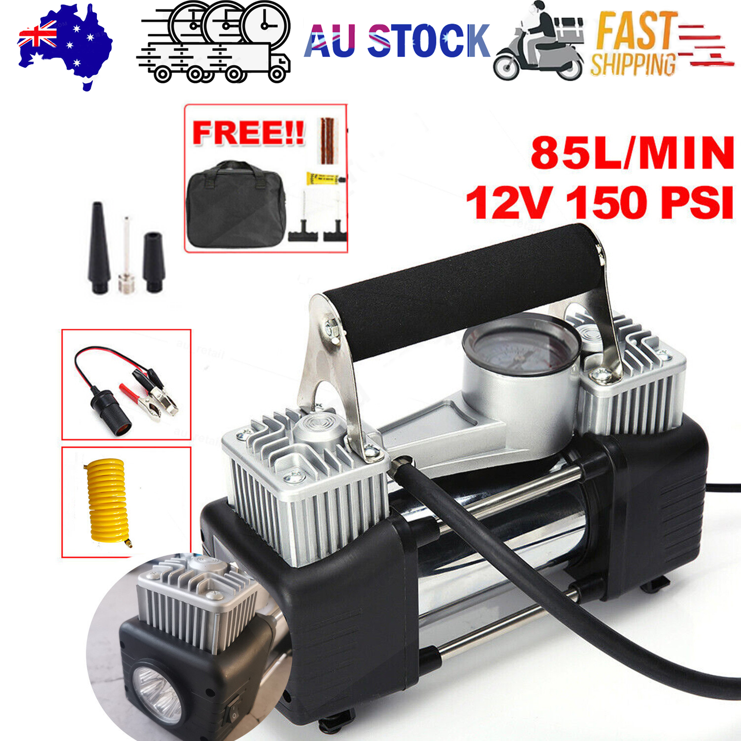 Vehicle Air Compressor 12V