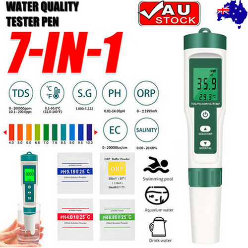7in1 Water Quality Tester Pen for camping & travel - Free shipping