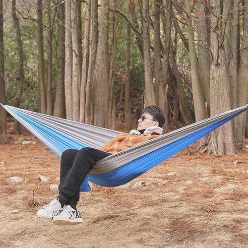 Outdoor Camping Hammock - Light Blue