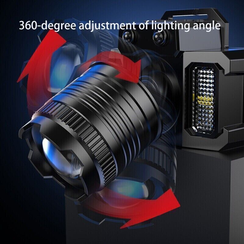 LED Headlamp Rechargeable Headlight Flashlight