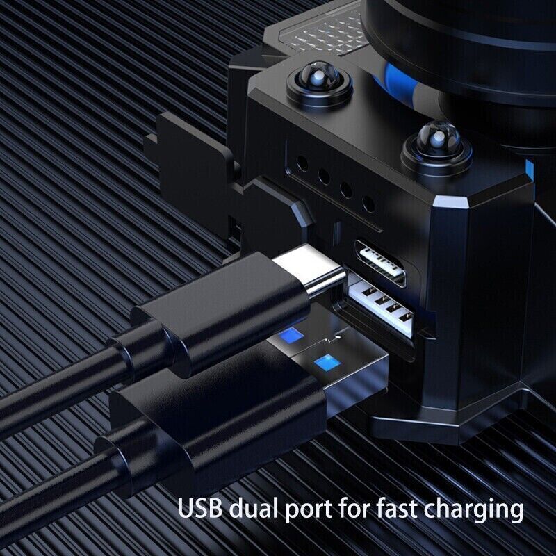 LED Headlamp Rechargeable Headlight Flashlight