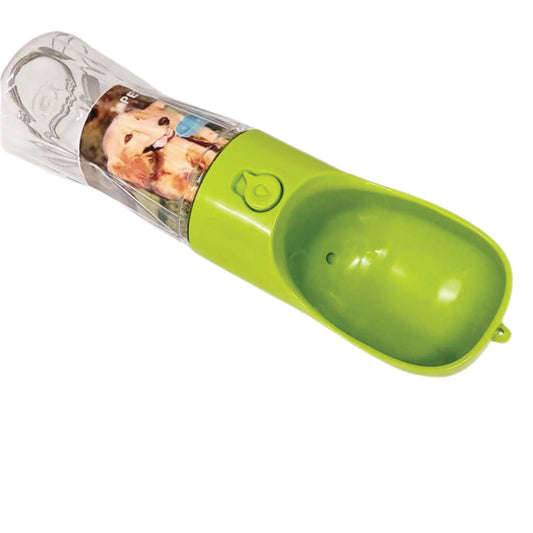 Pet Water Bottle with Filter - green