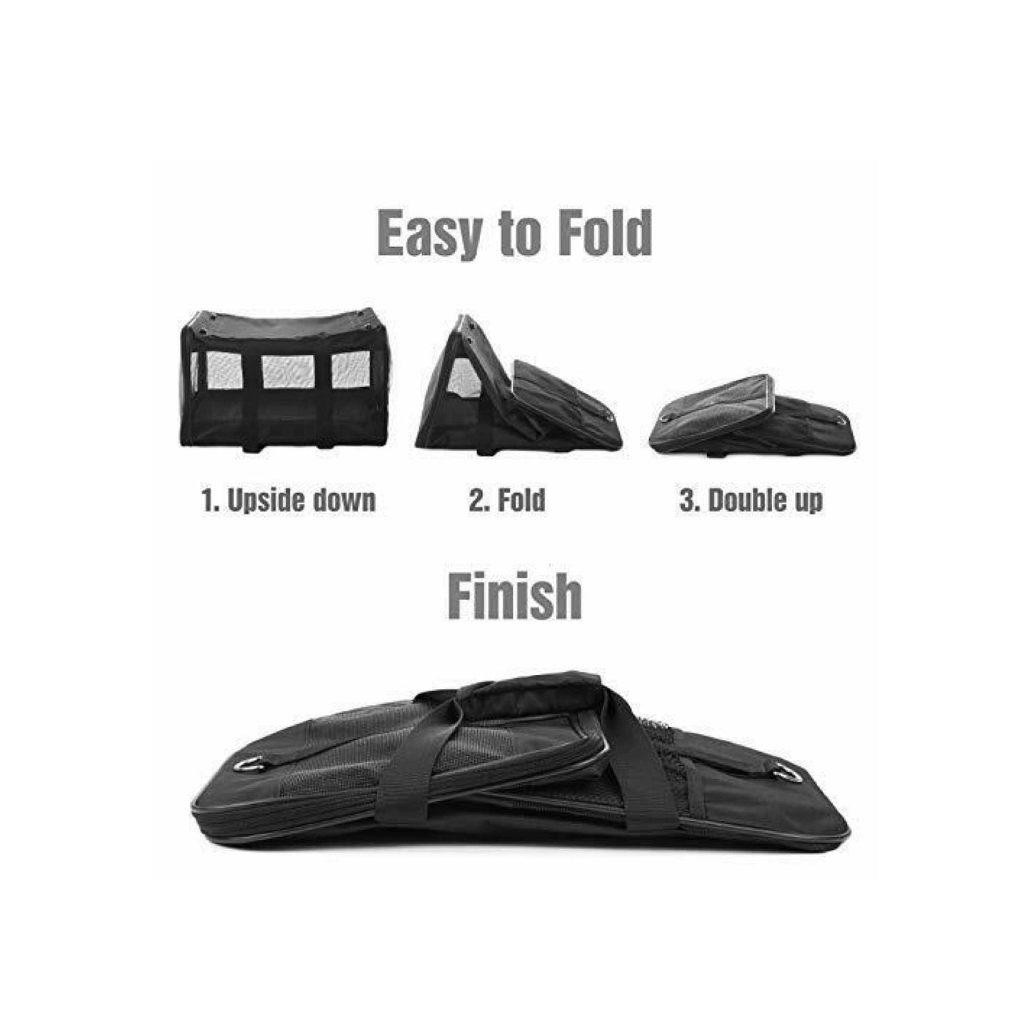 Large Portable Foldable Travel Pet Carrier - free shipping