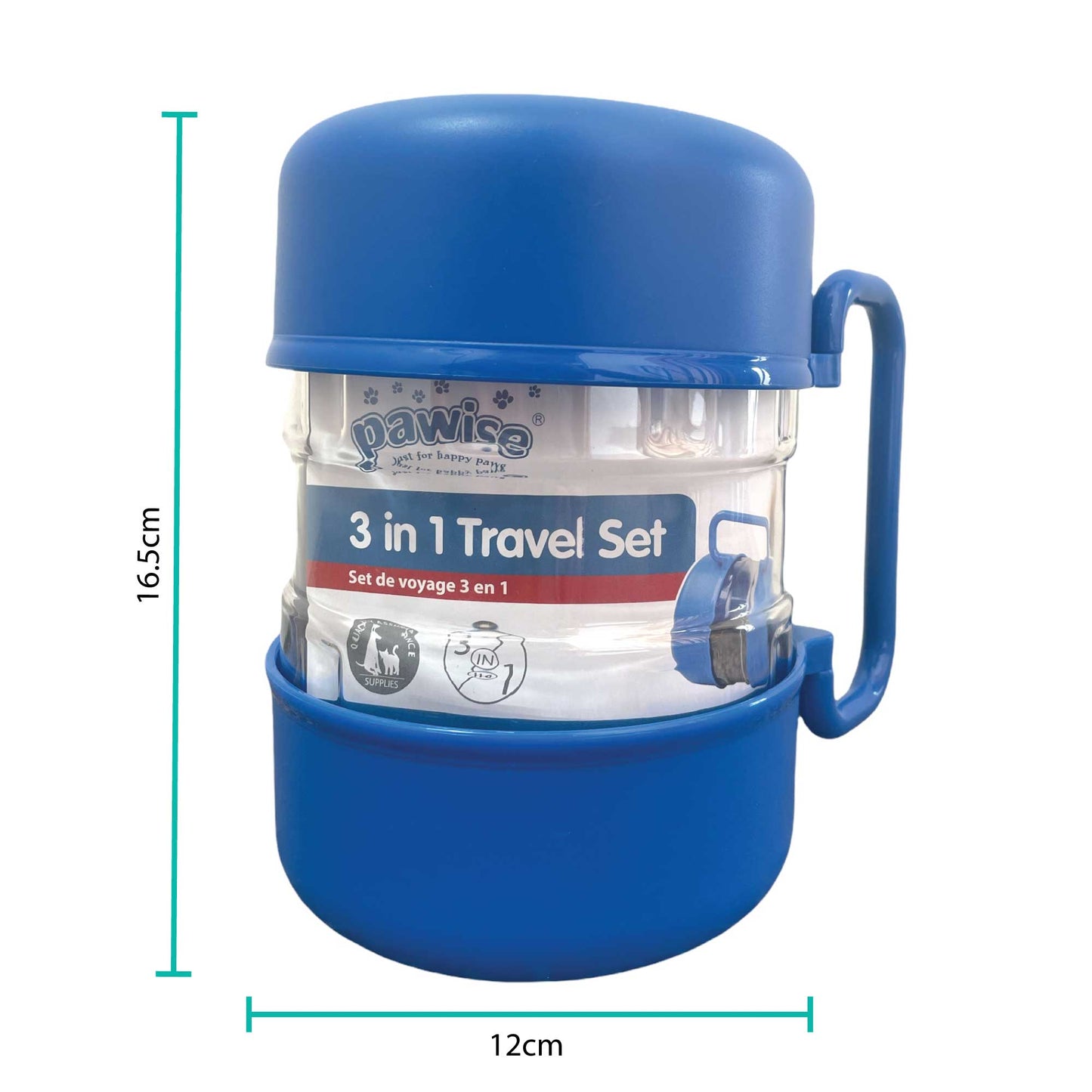 Portable Pet Travel Food & Water Bowl Set