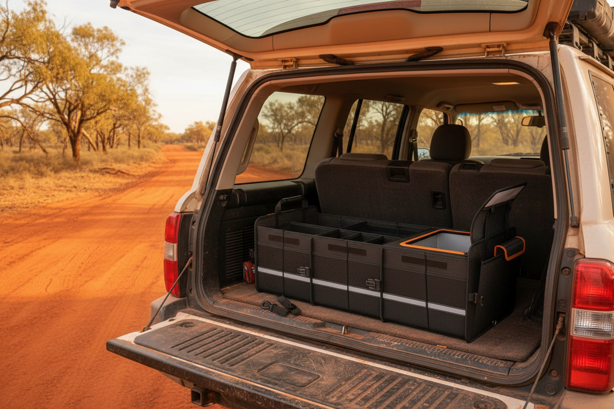 Vehicle Organiser Work & Camp - Removeable Cooler
