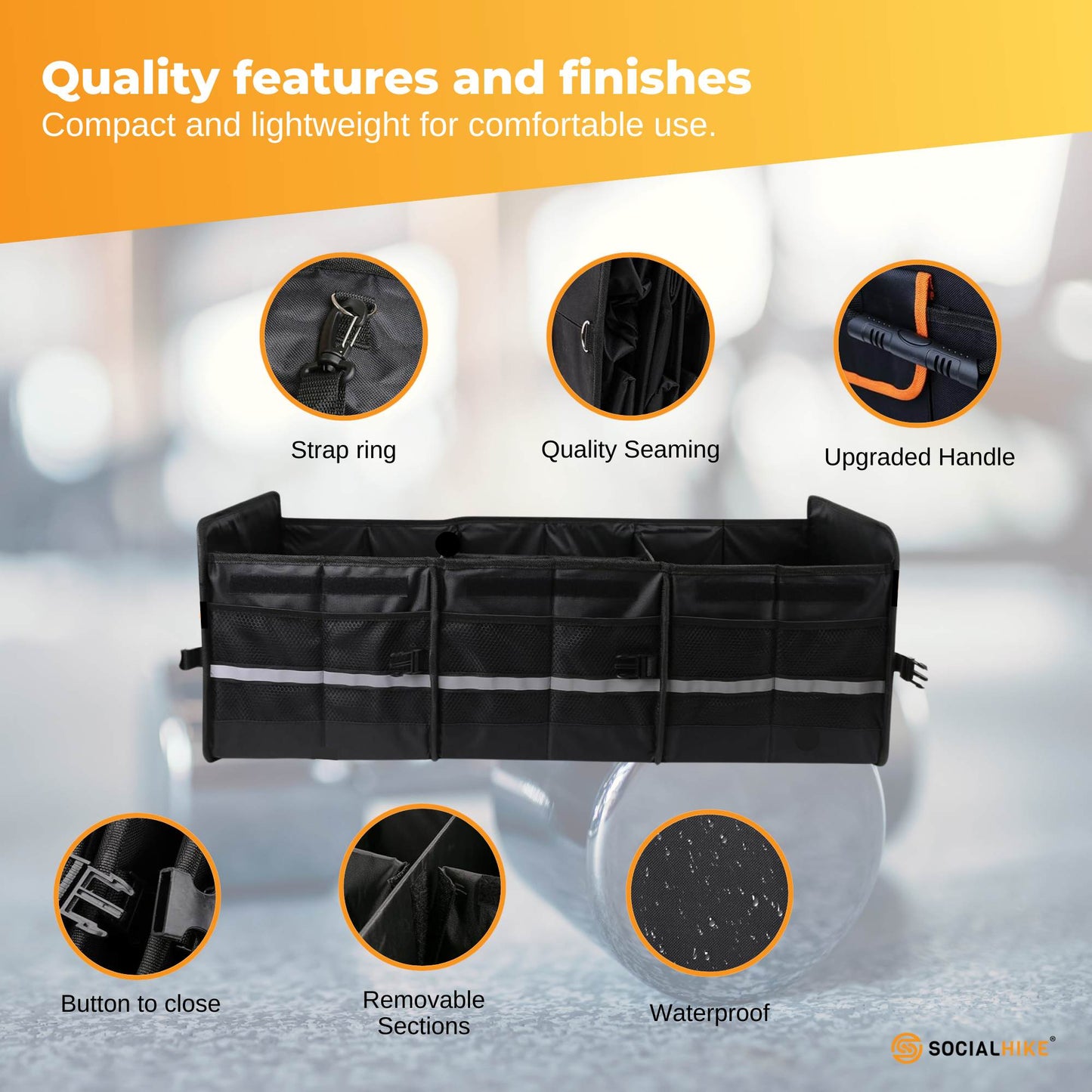 Vehicle Organiser - Work & Camp - Collapsible with Cooler