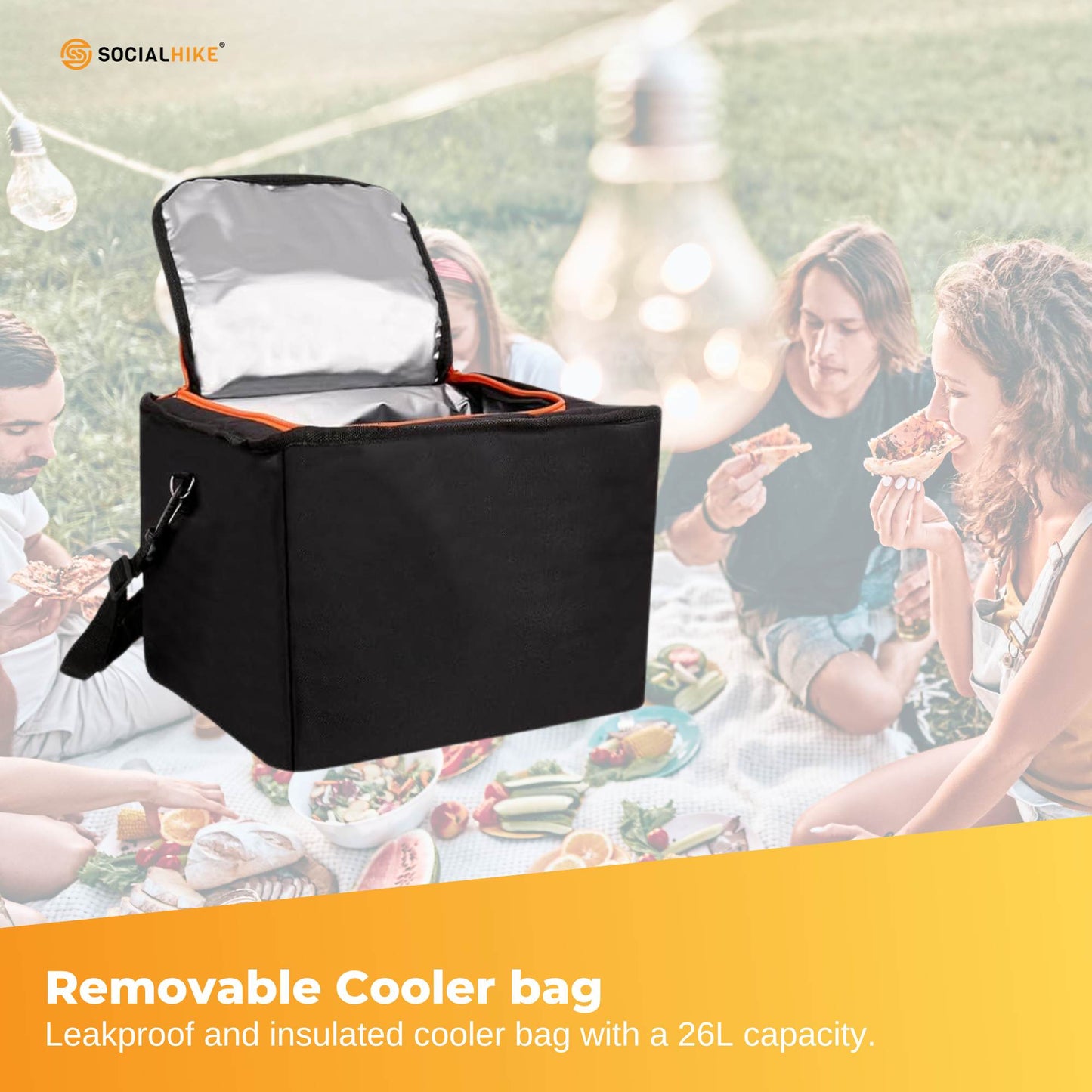 Vehicle Organiser - Work & Camp - Collapsible with Cooler