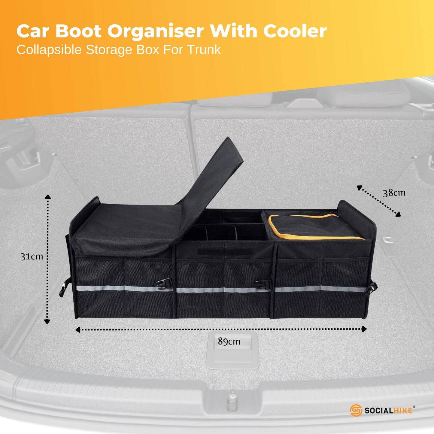 Vehicle Organiser - Work & Camp - Collapsible with Cooler