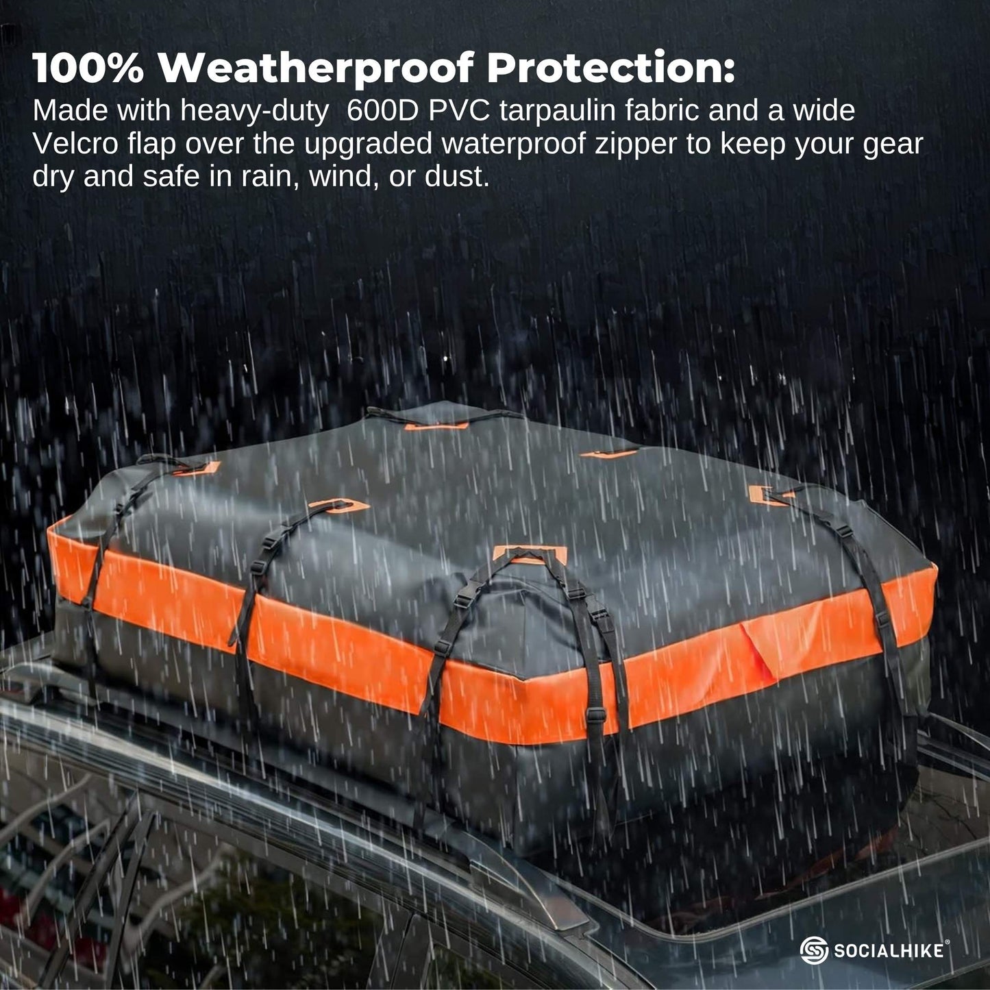 Car Rooftop Camp Storage Carrier - Waterproof - 428L