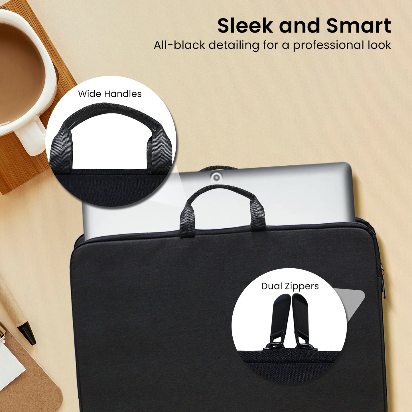 Travelling 15.6” Water-Resistant Laptop Sleeve Bag