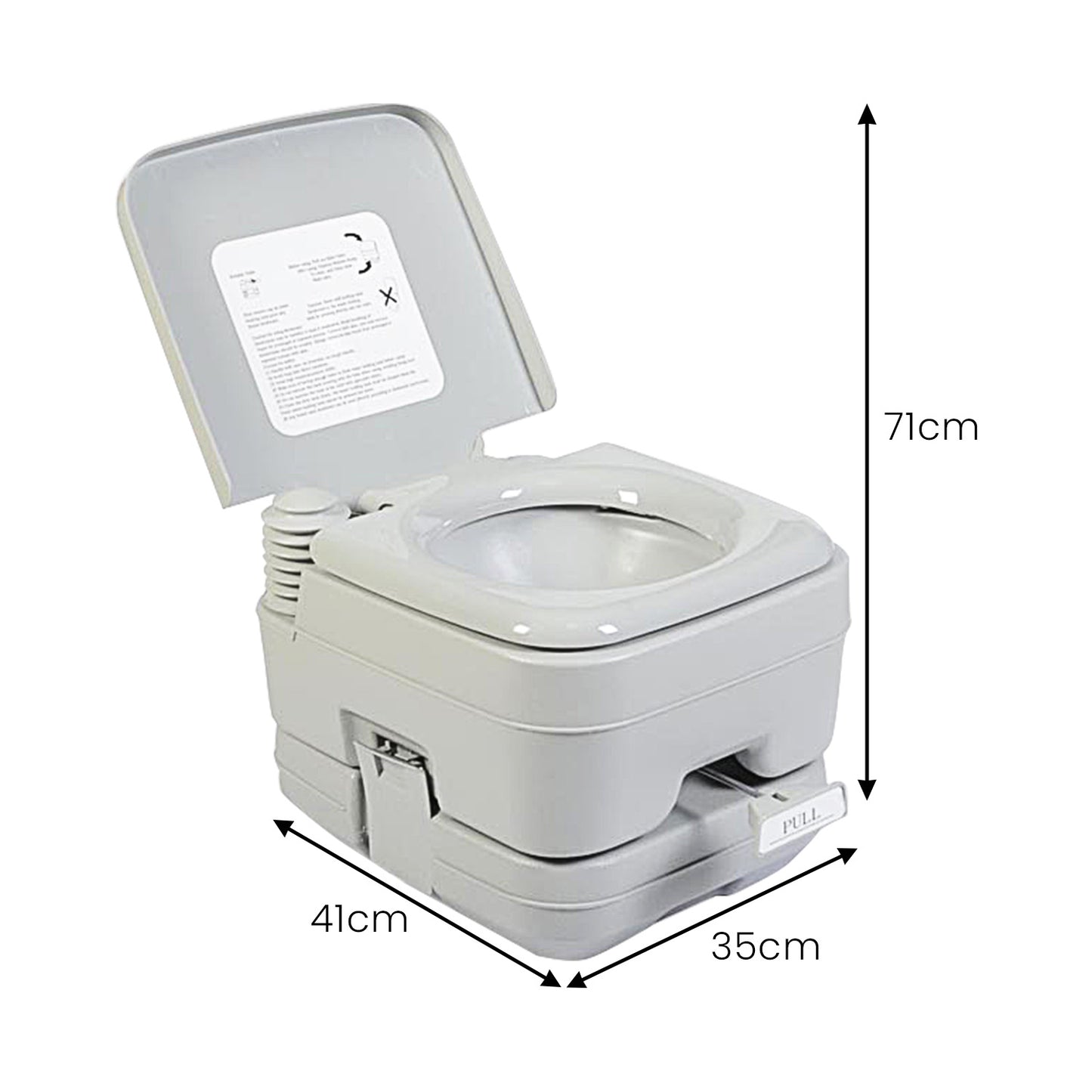 Camping Portable Toilet 10L