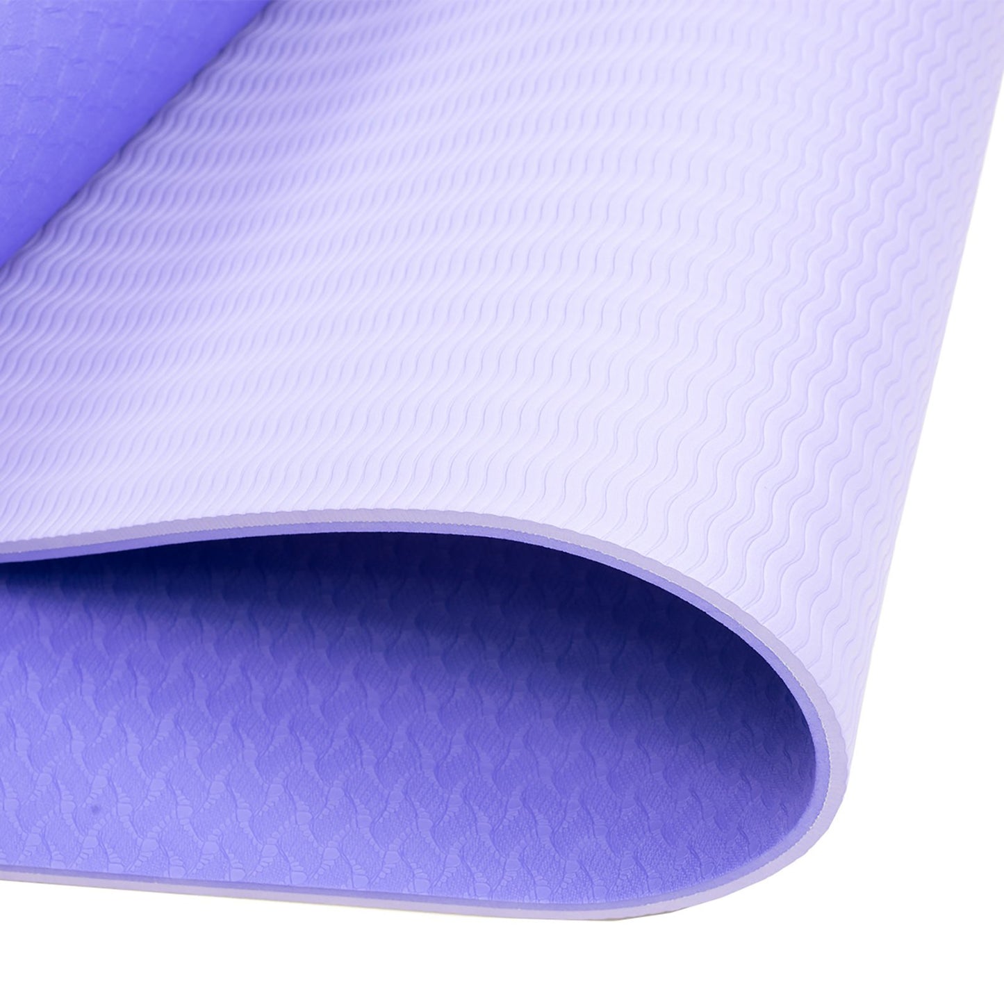 Yoga non-toxic TPE Exercise Mat 8mm - Light Purple