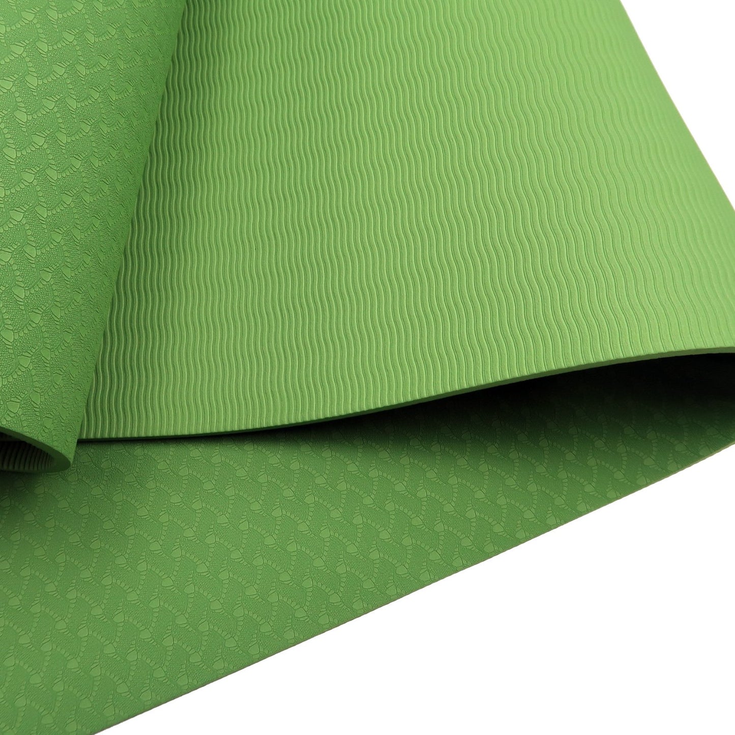 Eco-friendly Dual Layer 6mm Yoga Mat - Olive