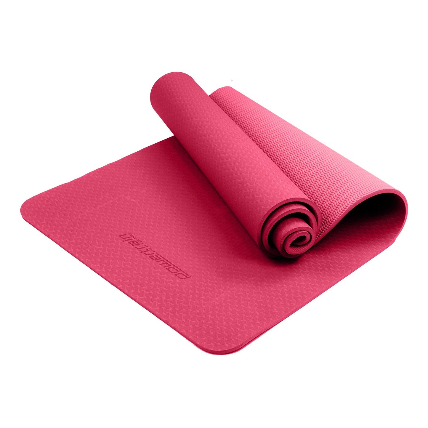 Eco-friendly Dual Layer 6mm Yoga Mat - Pink