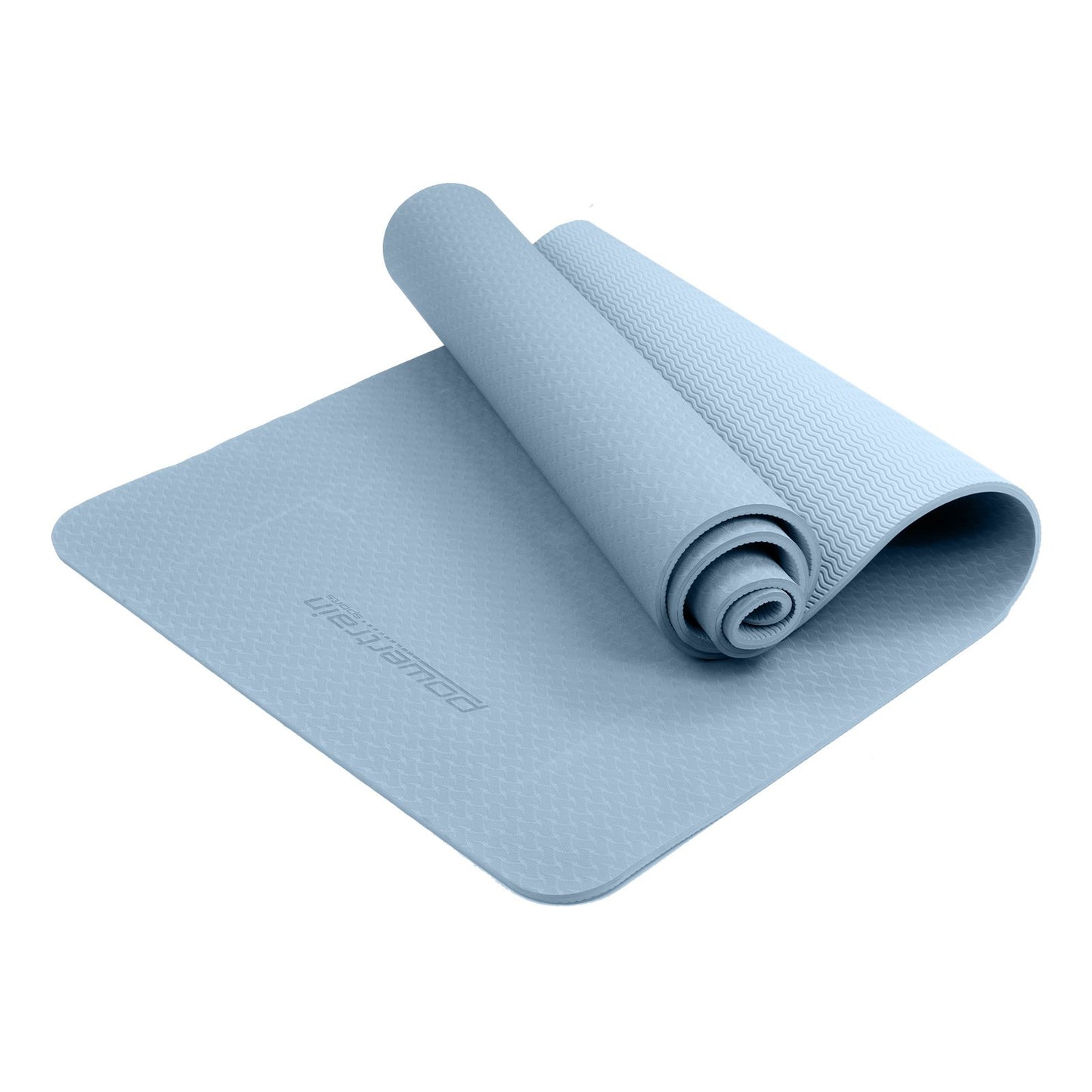 Eco-friendly Dual Layer 6mm Yoga Mat - Sky Blue