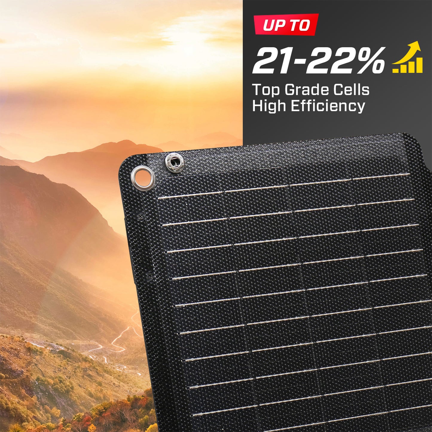60W Solar Panel Portable Charger Foldable