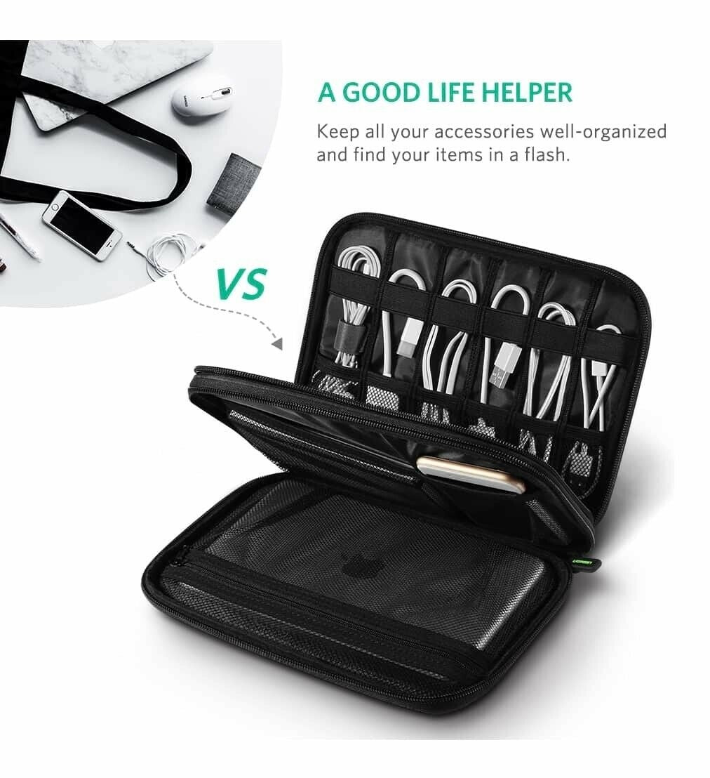 Portable Electronic Accessories Organiser Travel Bag