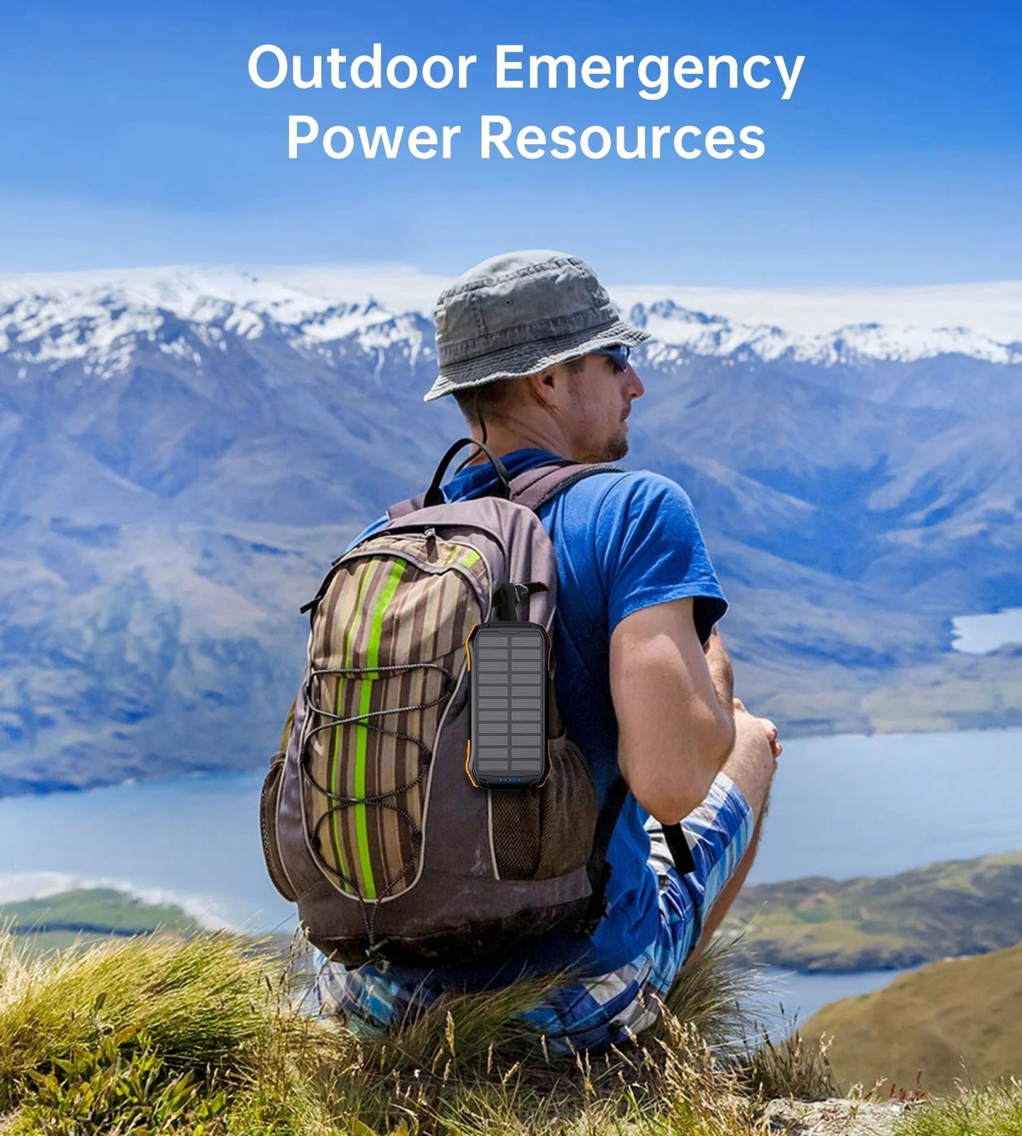 Solar Power Bank 20000mAh - Free shipping