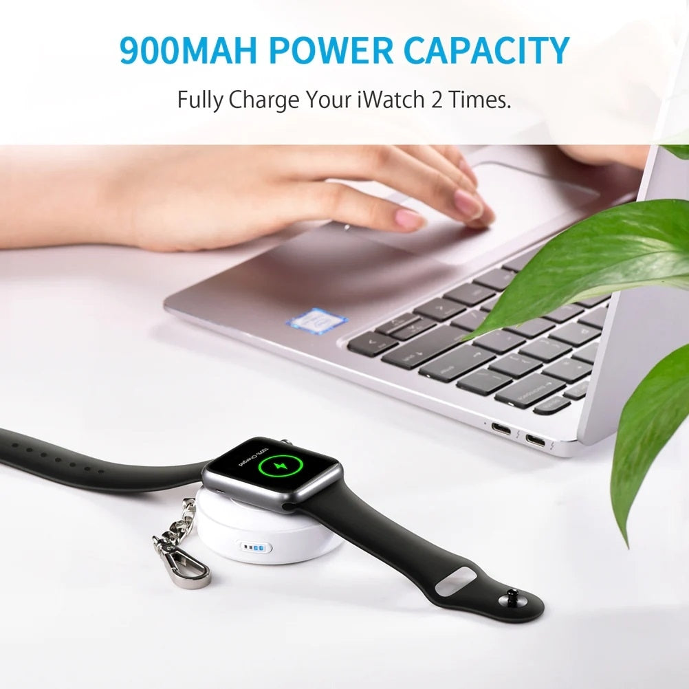 Magnetic Wireless Charger 900mAh power for iWatch - Free shipping