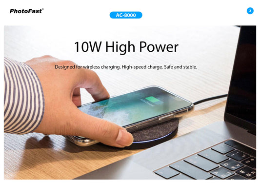 Photofast AirCharge Qi Compatible 10W Fast Charge