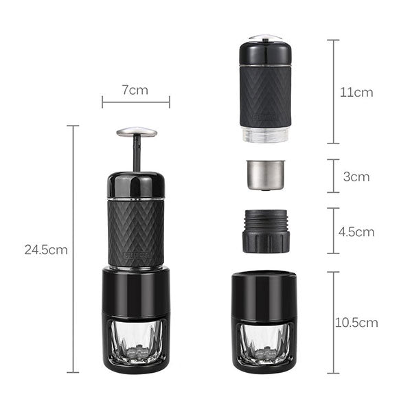 STARESSO Portable Espresso Coffee machine - black