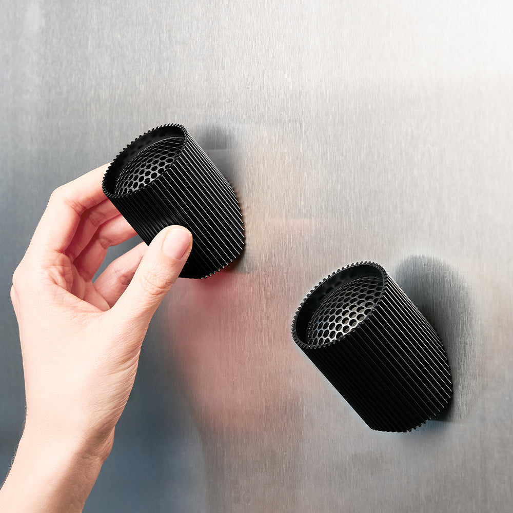 Portable Magnetic Bluetooth Speakers - BLACK