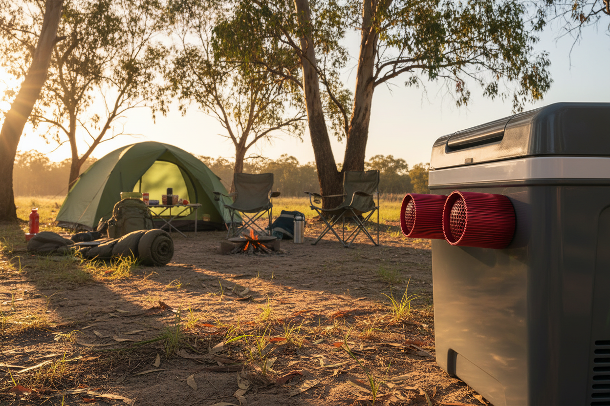 Portable Magnetic Bluetooth Speakers - RED