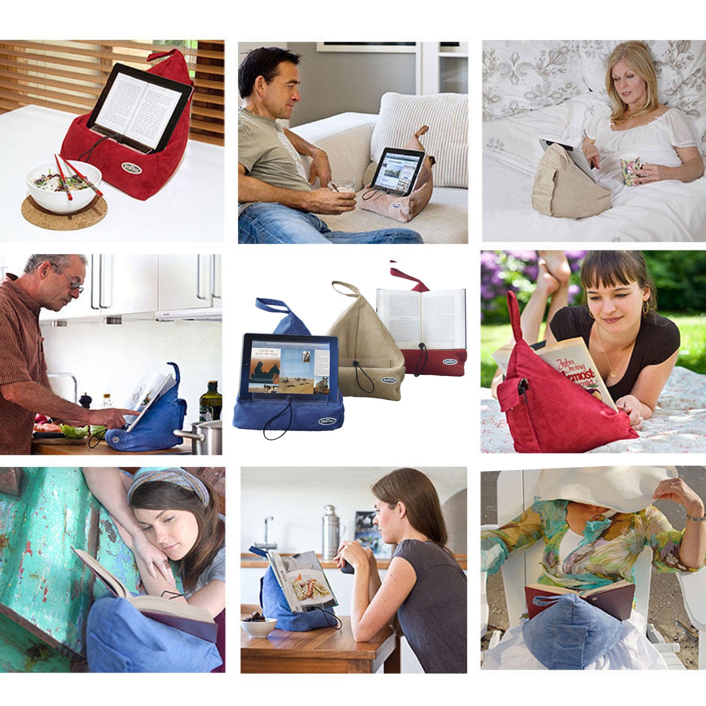 Handsfree Book / Tablet holder - Navy - Free shipping