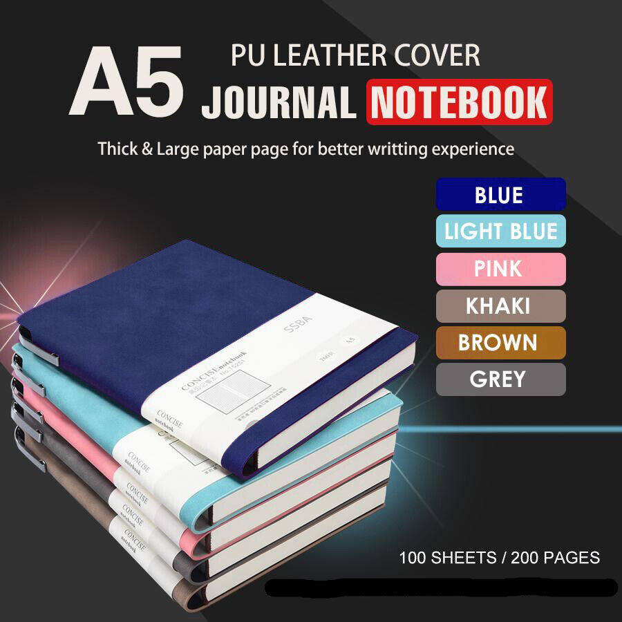 A5 Journal Travel Notebook 200 page - Brown