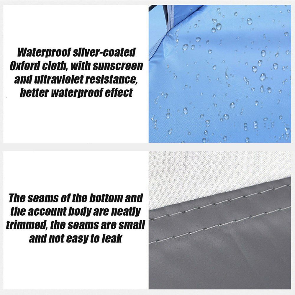 Quick Setup Camping Tent 3-4 Person with Ground sheet - BLUE