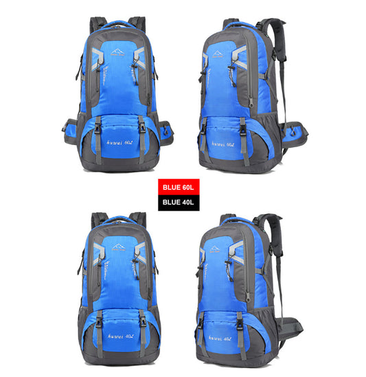 Camping Backpack Waterproof 40L - Blue