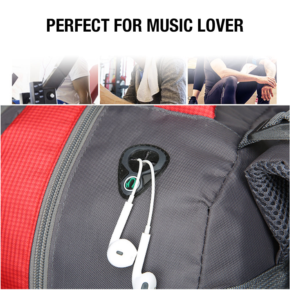 Camping Backpack Waterproof 60L - Black