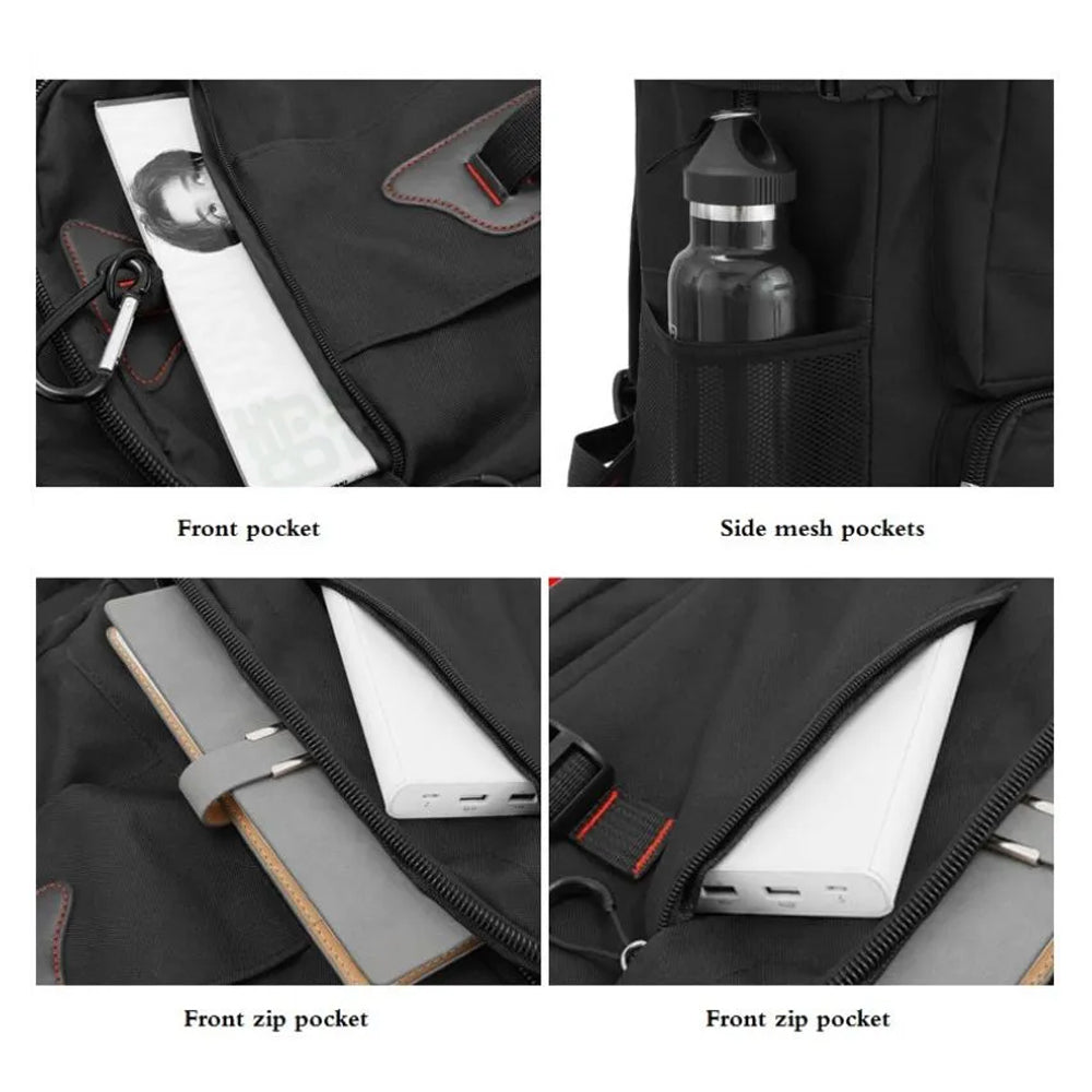 Travel Camp Backpack Large 60L Capacity - Black