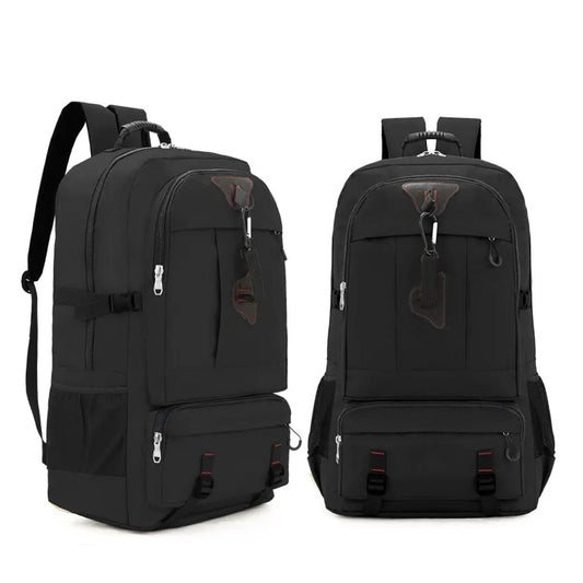 Travel Camp Backpack Large 60L Capacity - Black