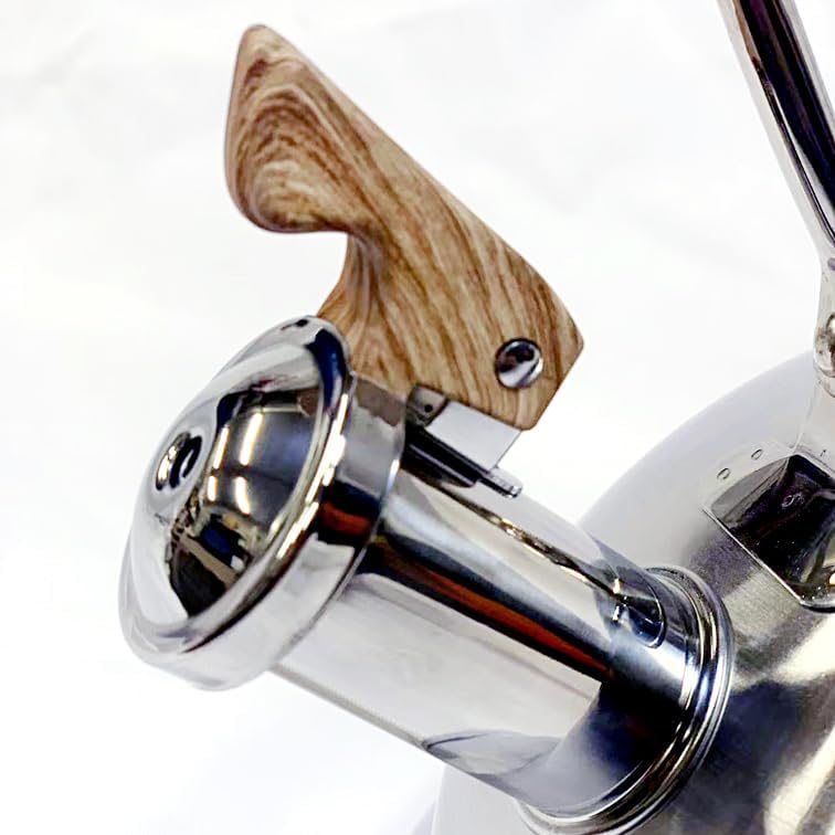 Whistling Stainless Steel Kettle w Foldable Handle for Camping