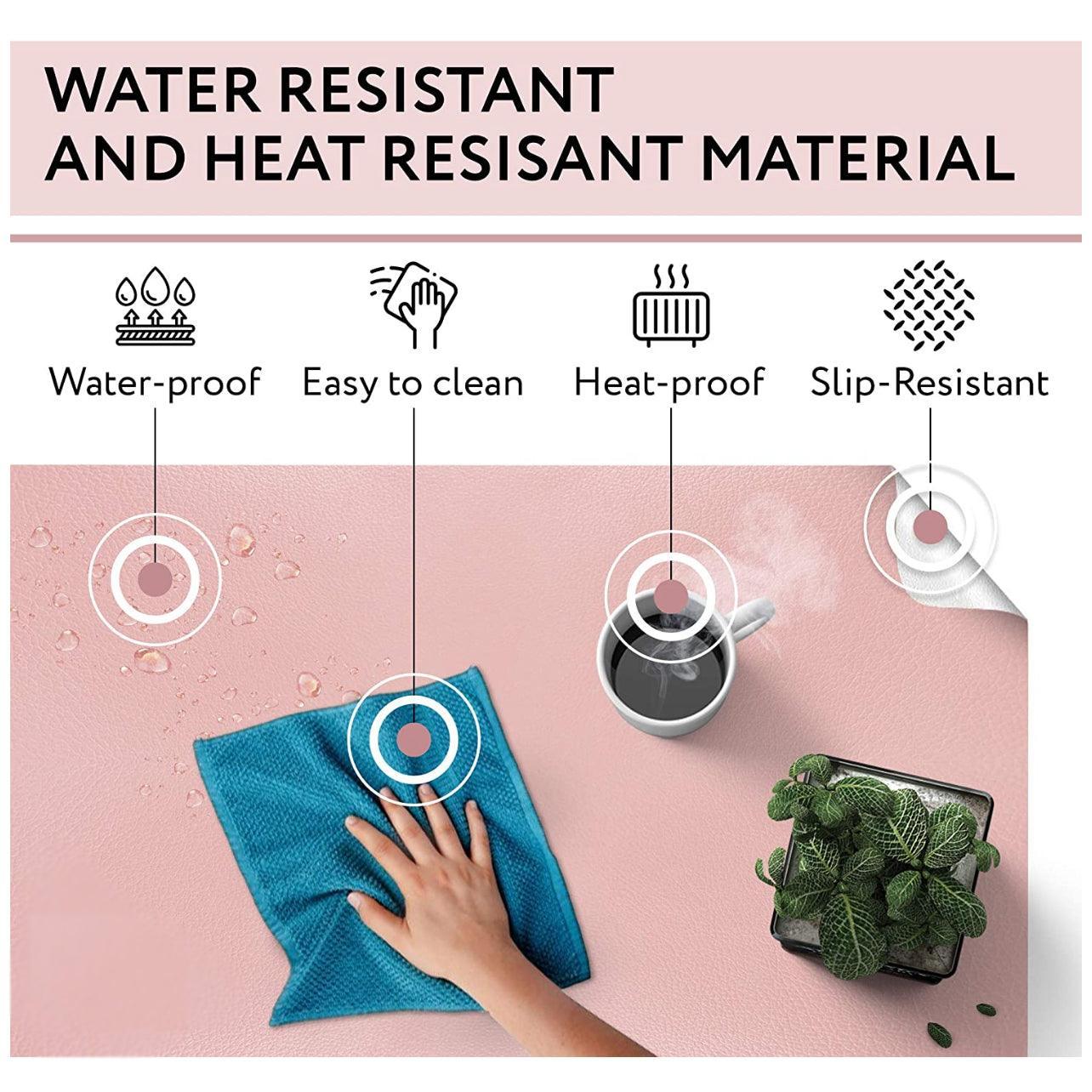 Rollup On-the-Go Mouse & Keyboard Mat - Pink