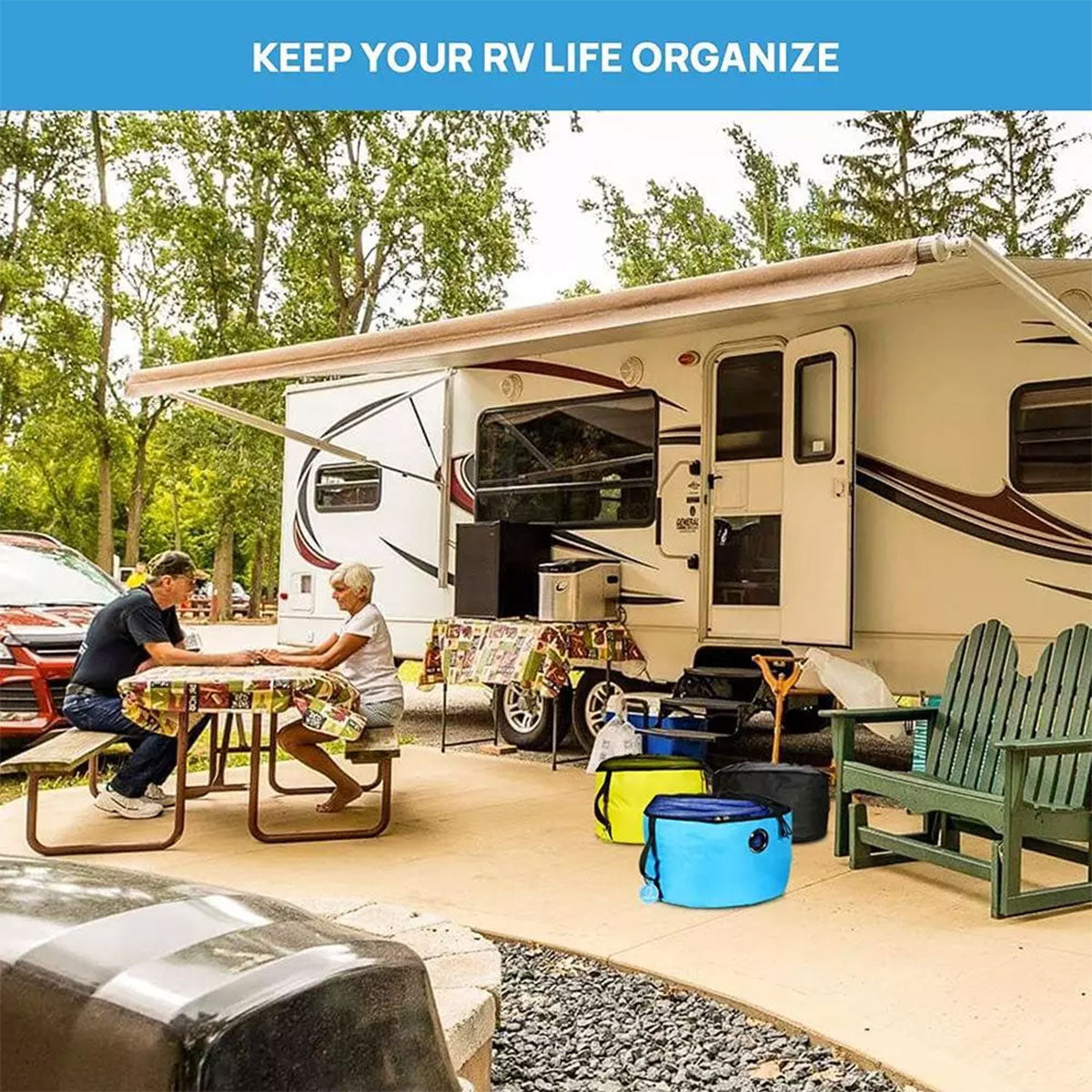 Electrical Camping Storage Bag - Blue